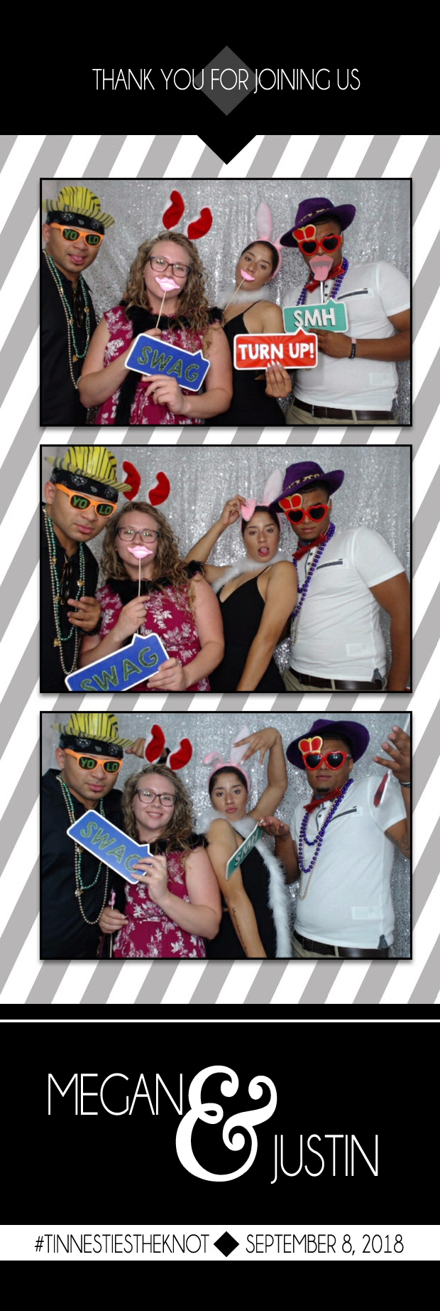 Megan and Justin's Wedding | View more photos from the event at gallery.photoboothbillings.com/u/PhotoBoothBillings/Megan-and-Justins-Wedding
